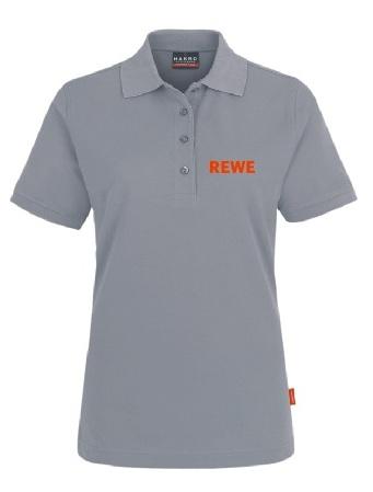 D.Poloshirt, 216 HAKRO, "REWE" Brust + Rücken