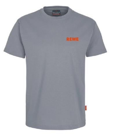H. T-Shirt, 281 HAKRO, "REWE"  Brust + Rücken