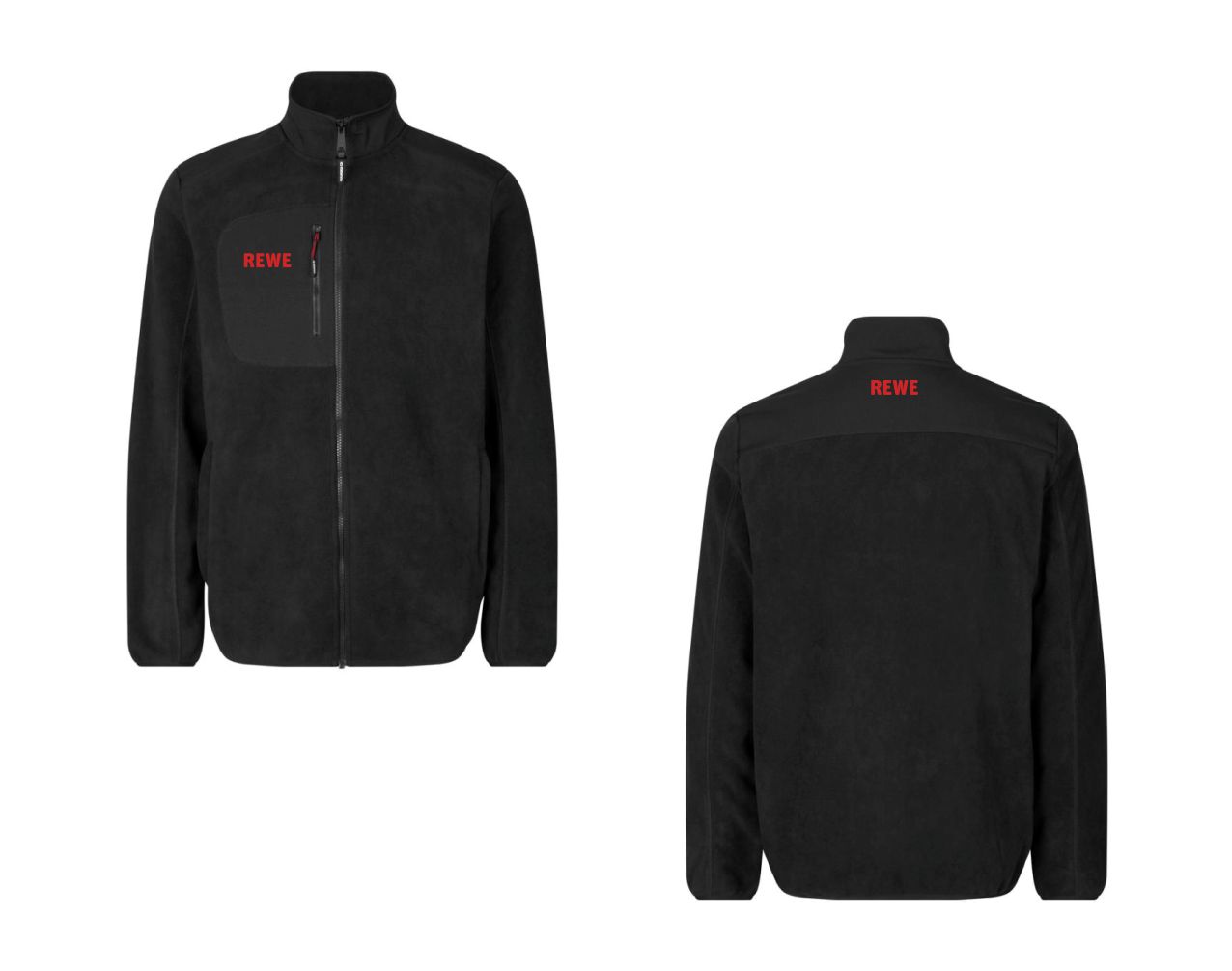 H. Fleece-Jacke, ID 0744, REWE Brust+Nacken