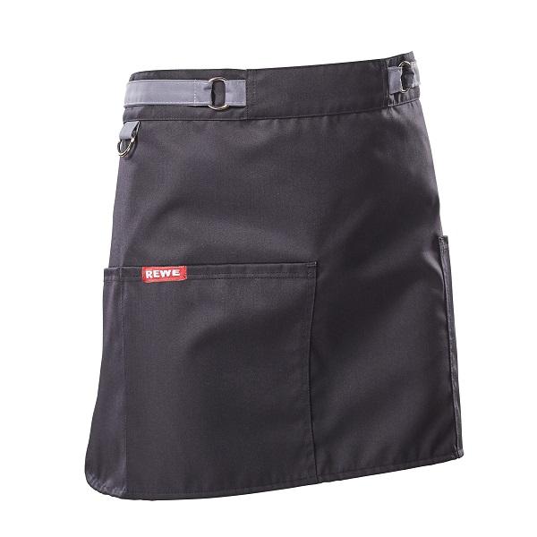 Vorbinder, 5-Metall-Ringe,TENCEL, anthrazit + REWE