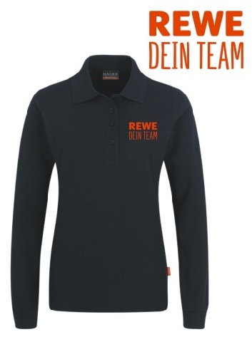 D.Poloshirt, 215 HAKRO, "REWE Dein Team"  Brust + Rücken