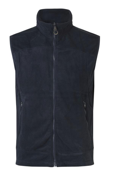 H.Fleece-Weste, 270 g/qm, ID 0811, "REWE" Weblabel