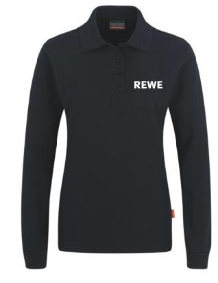 D.Poloshirt, 215 HAKRO, "REWE" Brust + Rücken
