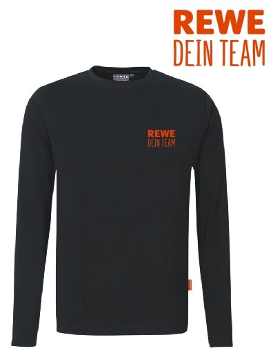 H. T-Shirt, 279 HAKRO, "REWE Dein Team"  Brust + Rücken