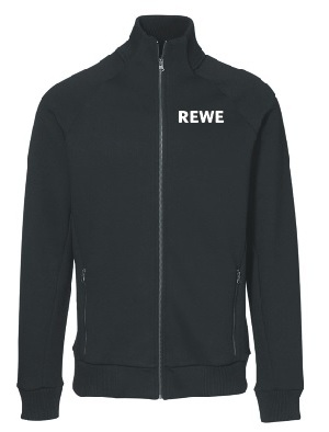 H.Cardigan, ID 0628, "REWE"  Brust + Rücken